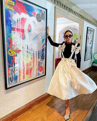 Wynwood Studio Fashion and Glam Wall Art Canvas Prints 'LV Gold