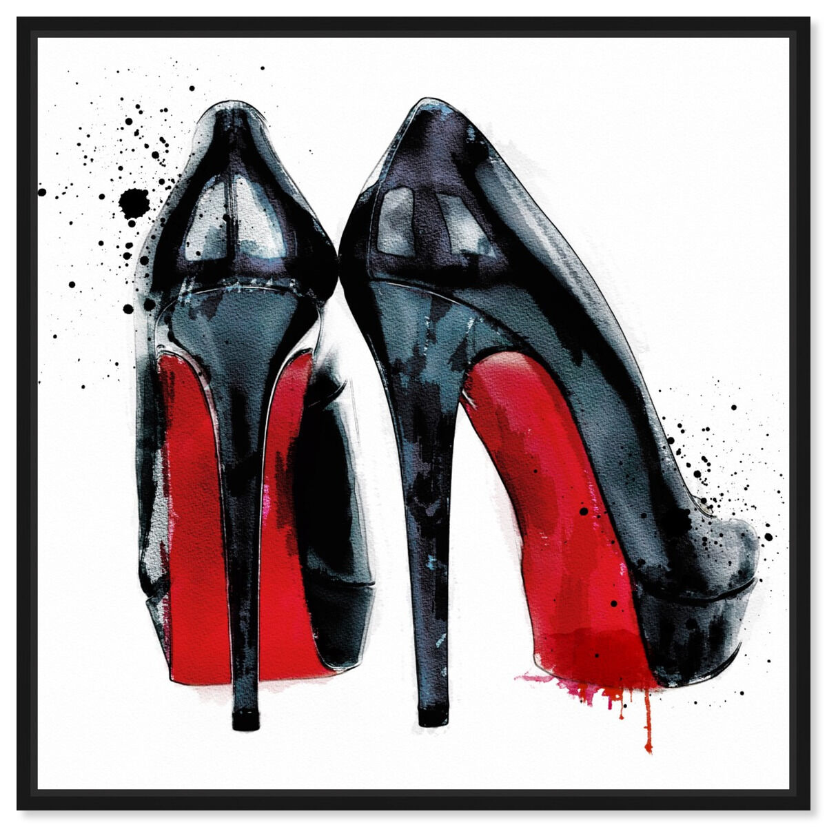 Red Soles II | Wall Art by Oliver Gal
