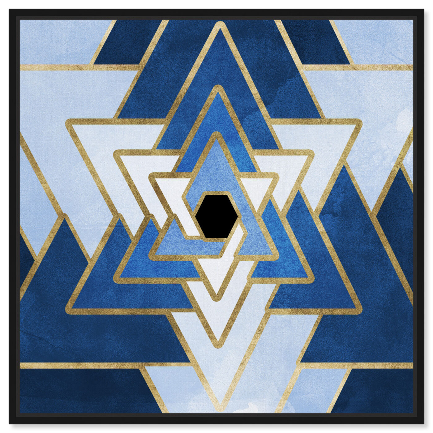 Front view of Azure Star featuring abstract and geometric art.