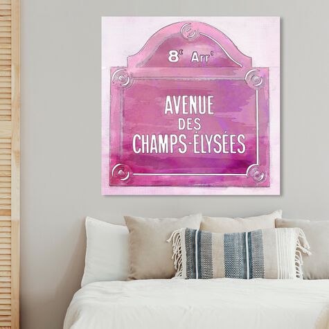 Avenue Des Champs Elysees Pink