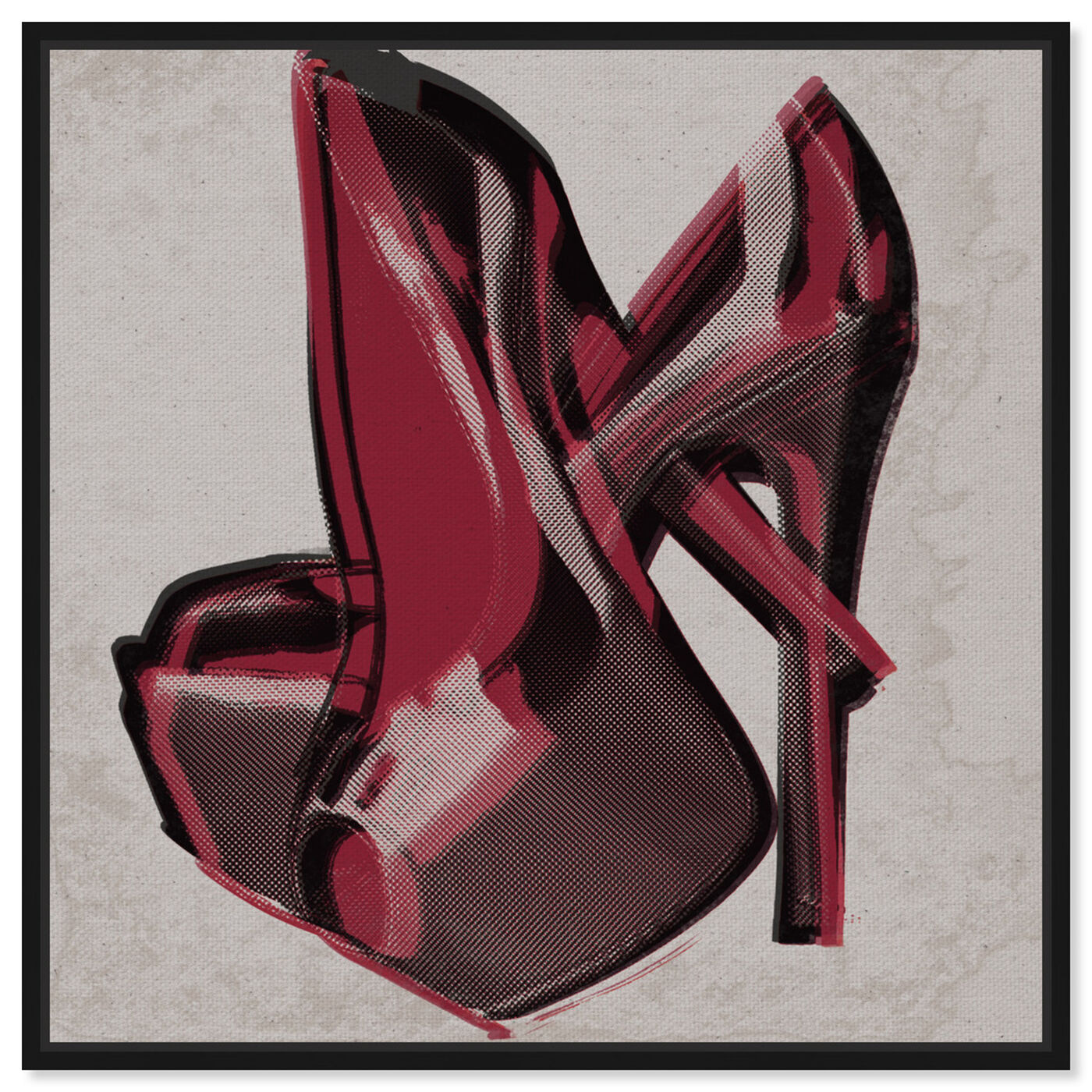 Front view of Rock My Soles featuring fashion and glam and shoes art.
