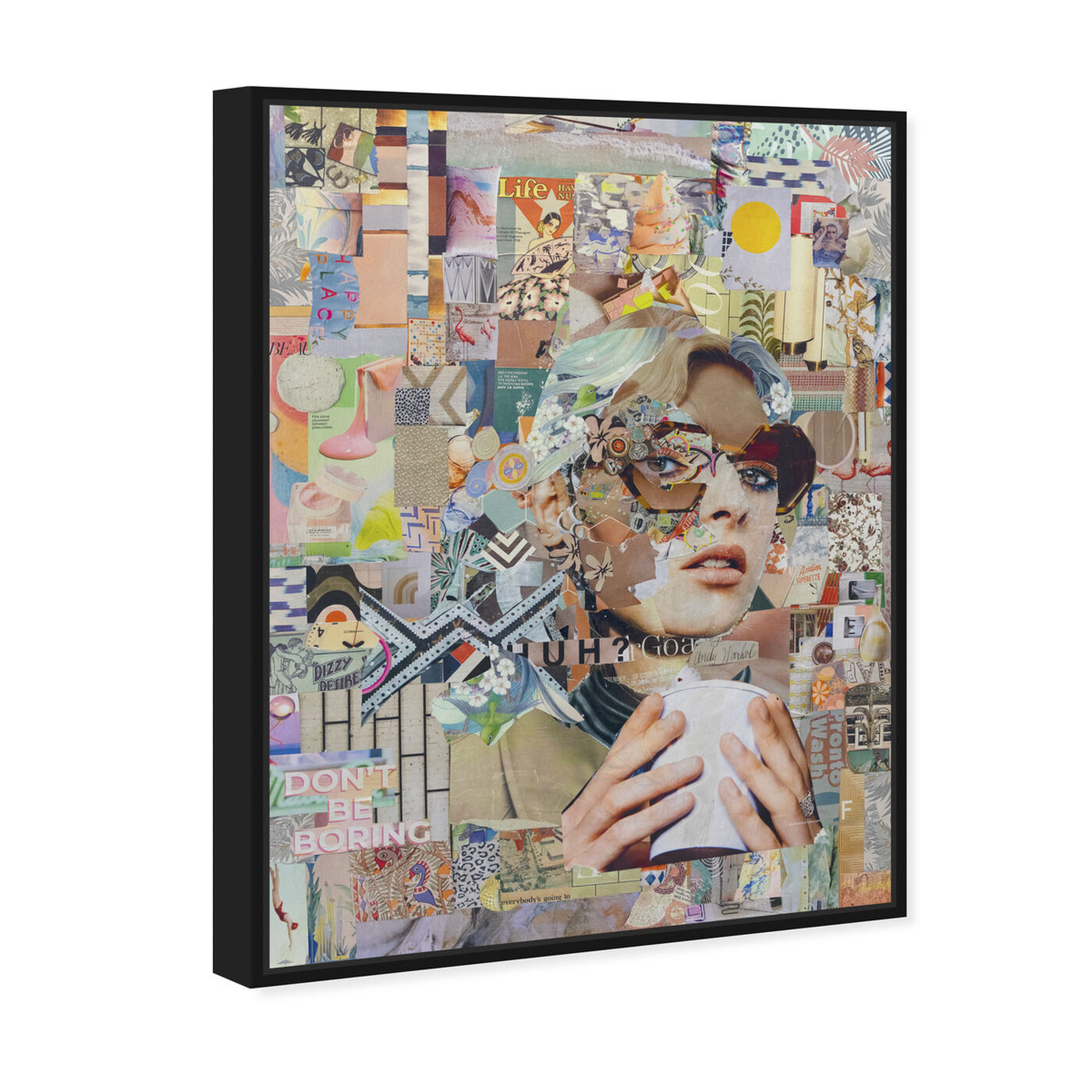 Angled view of Katy Hirschfeld  - Drinkable featuring fashion and glam and portraits art.