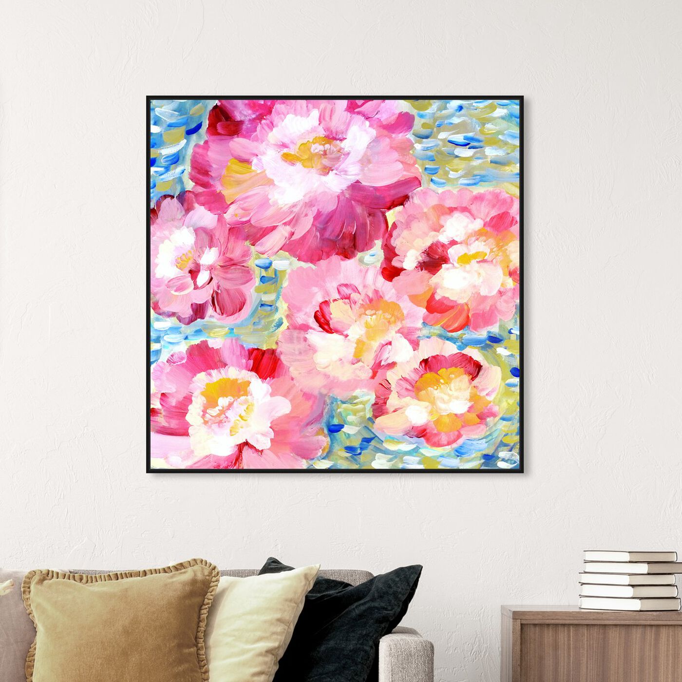 Hanging view of Garden of Hope IV featuring floral and botanical and gardens art.