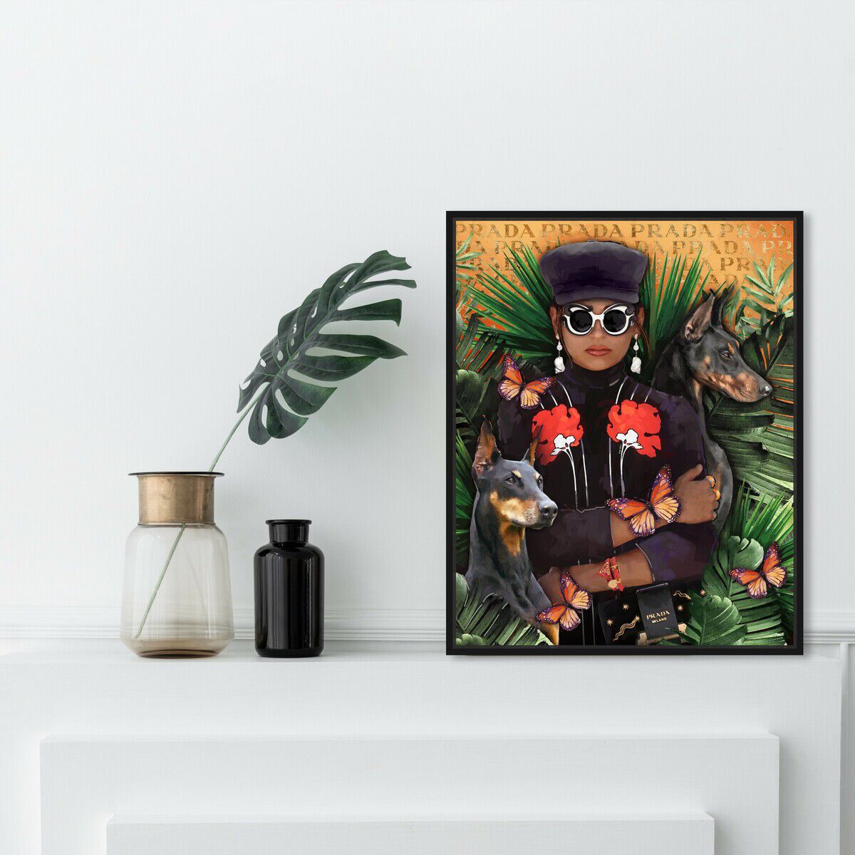 Fancy Jungle Ready | Fashion and Glam Wall Art by The Oliver Gal