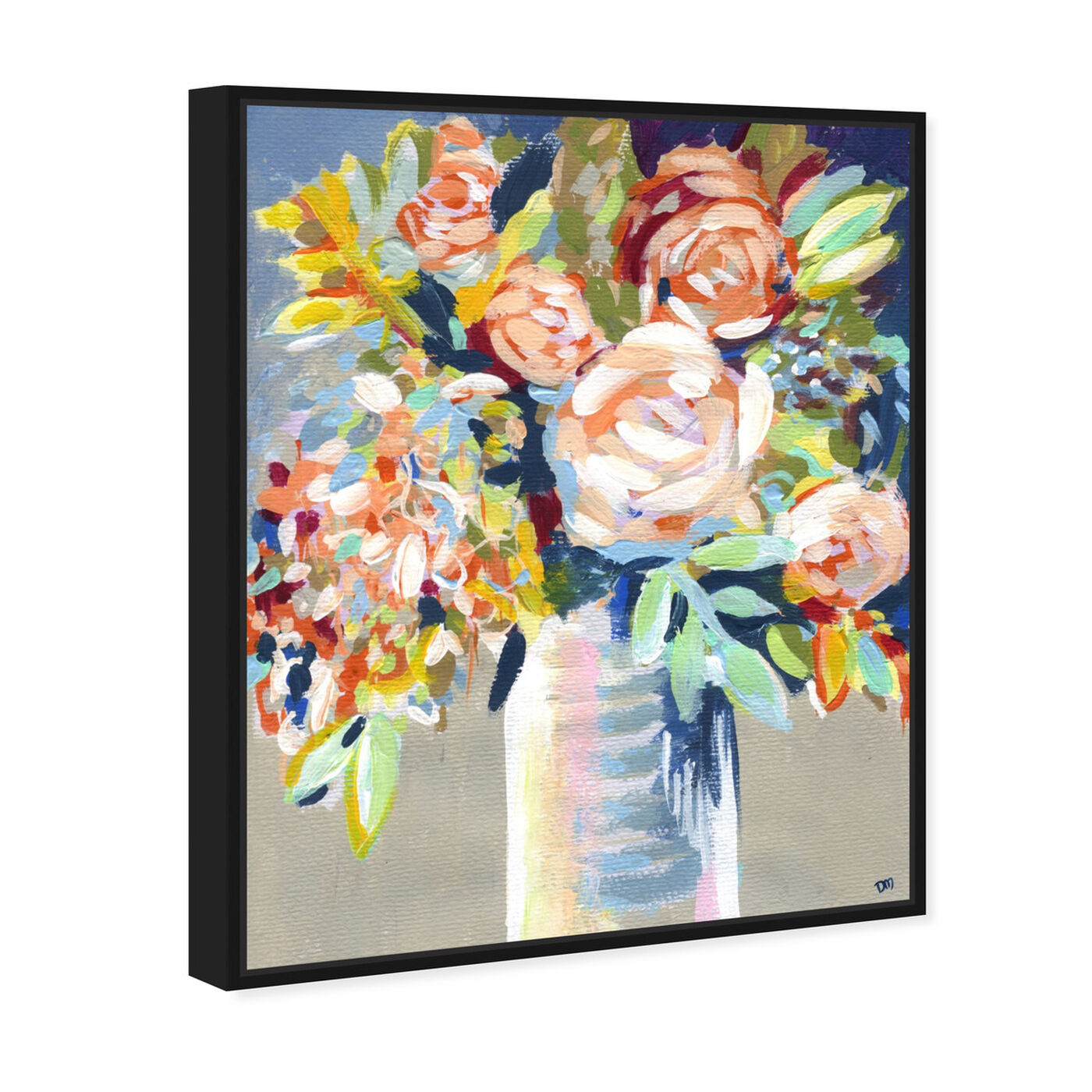 Angled view of Vitale featuring floral and botanical and florals art.