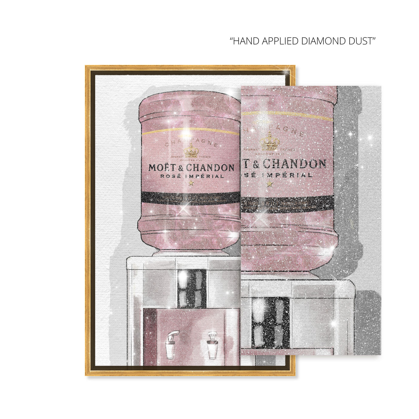 Rose Champagne Watercooler: Diamond Dust™