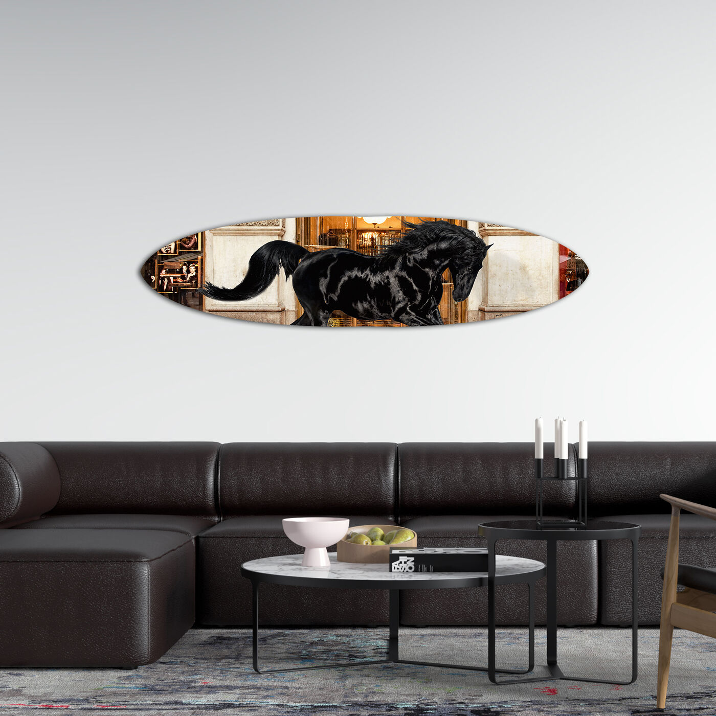 Royal Shopping in Italy - Decorative Acrylic Surfboard