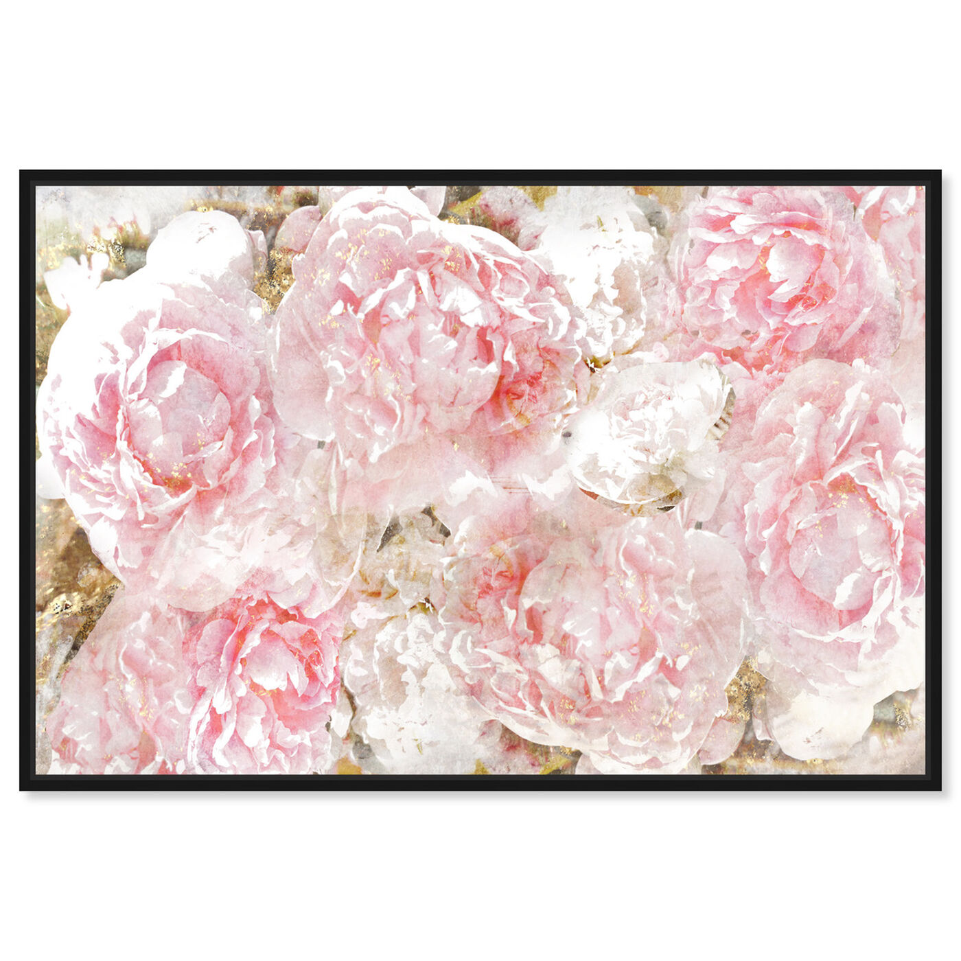 Front view of Pile O' Roses featuring floral and botanical and florals art.
