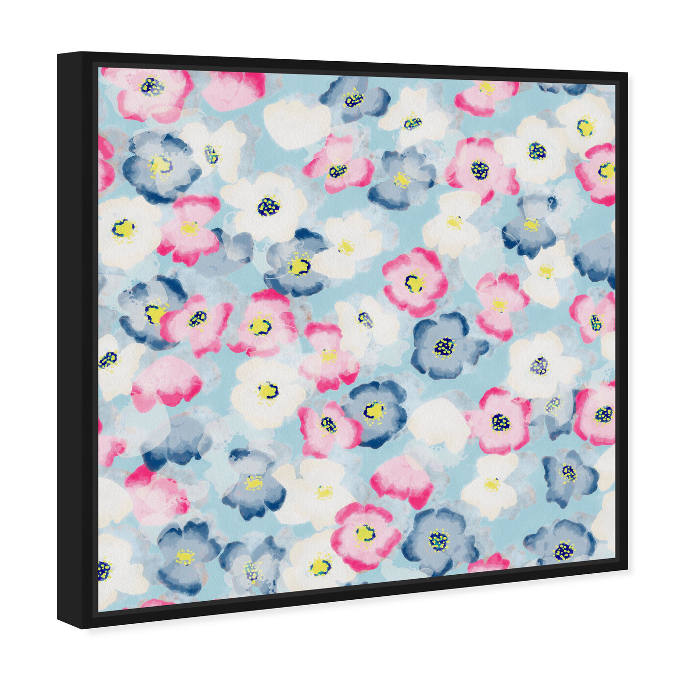 Angled view of Flower Patch featuring floral and botanical and florals art.