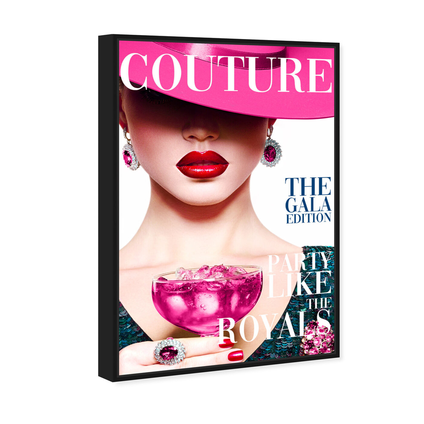 Angled view of Cover Fashion Couture II featuring fashion and glam and makeup art.