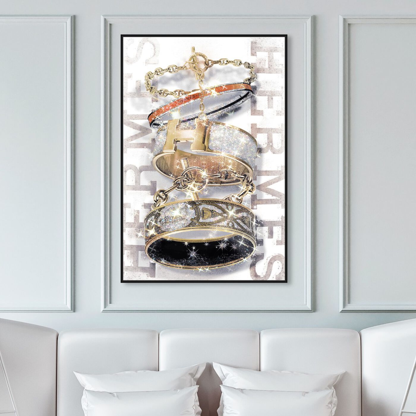 Hanging view of Adorned in Magnificence Light featuring fashion and glam and jewelry art.