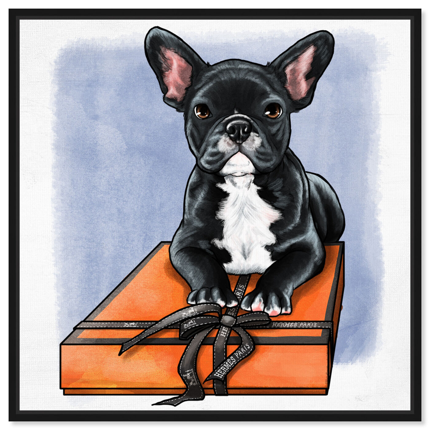 Front view of Treasure Box Frenchie II featuring fashion and glam and fashion art.