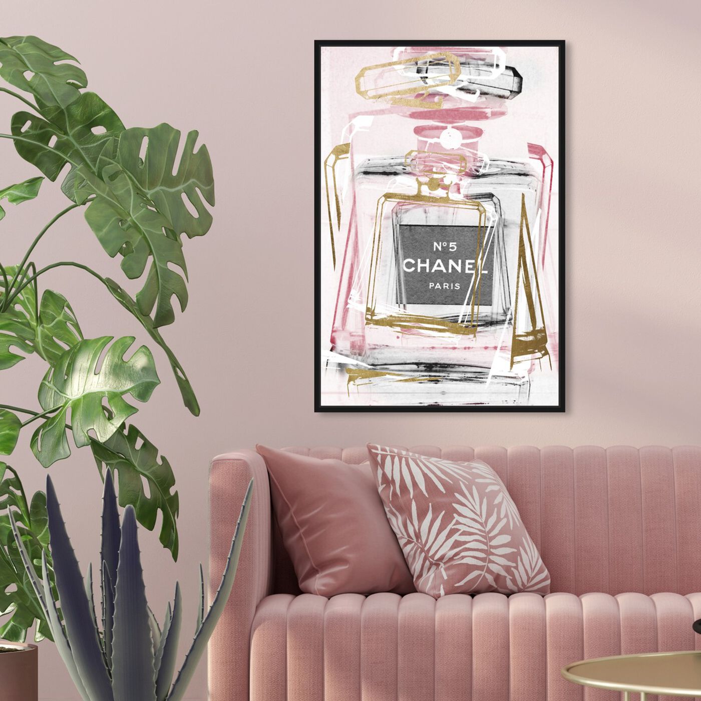 Hanging view of Infinite Glam Blush featuring fashion and glam and perfumes art.