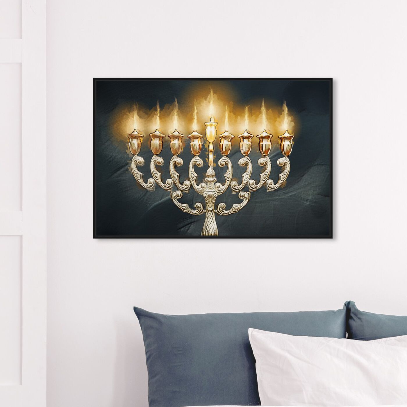Hanging view of Light of each Night featuring classic and figurative and french décor art.