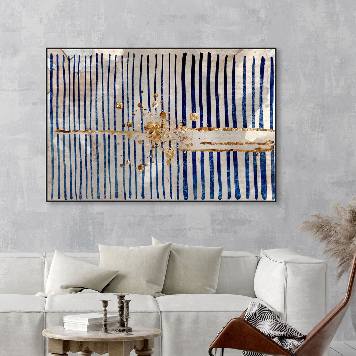 Hanging view of Love Force Field featuring abstract and patterns art.