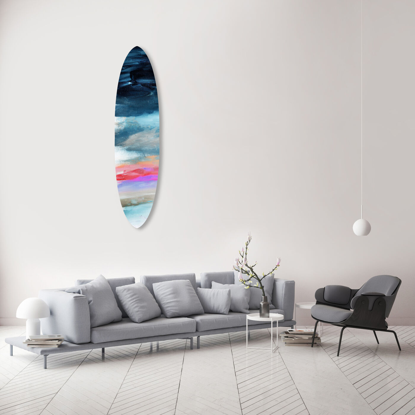 Parque del Retiro - Decorative Acrylic Surfboard