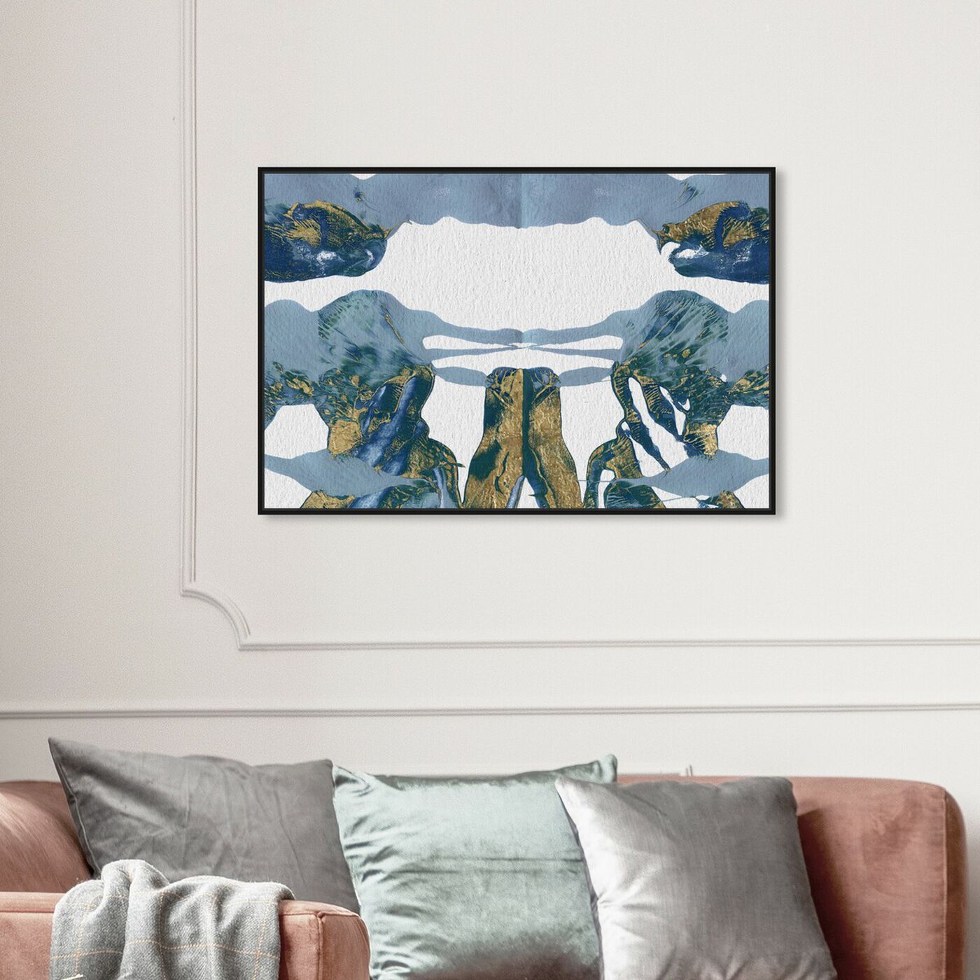 Hanging view of Midsummer's Night - Signature Collection featuring abstract and paint art.