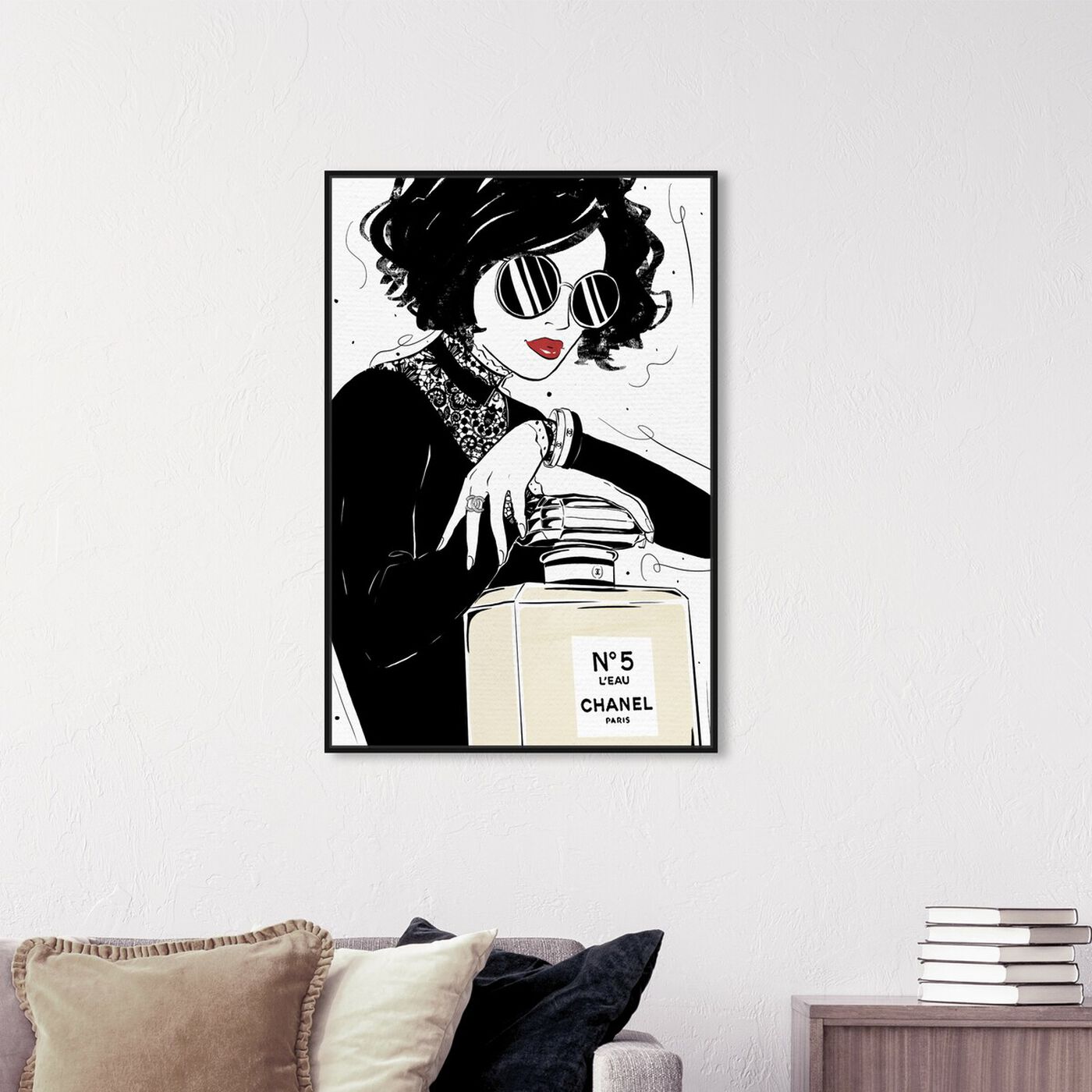 French Perfume Girl  Wall Art by Oliver Gal