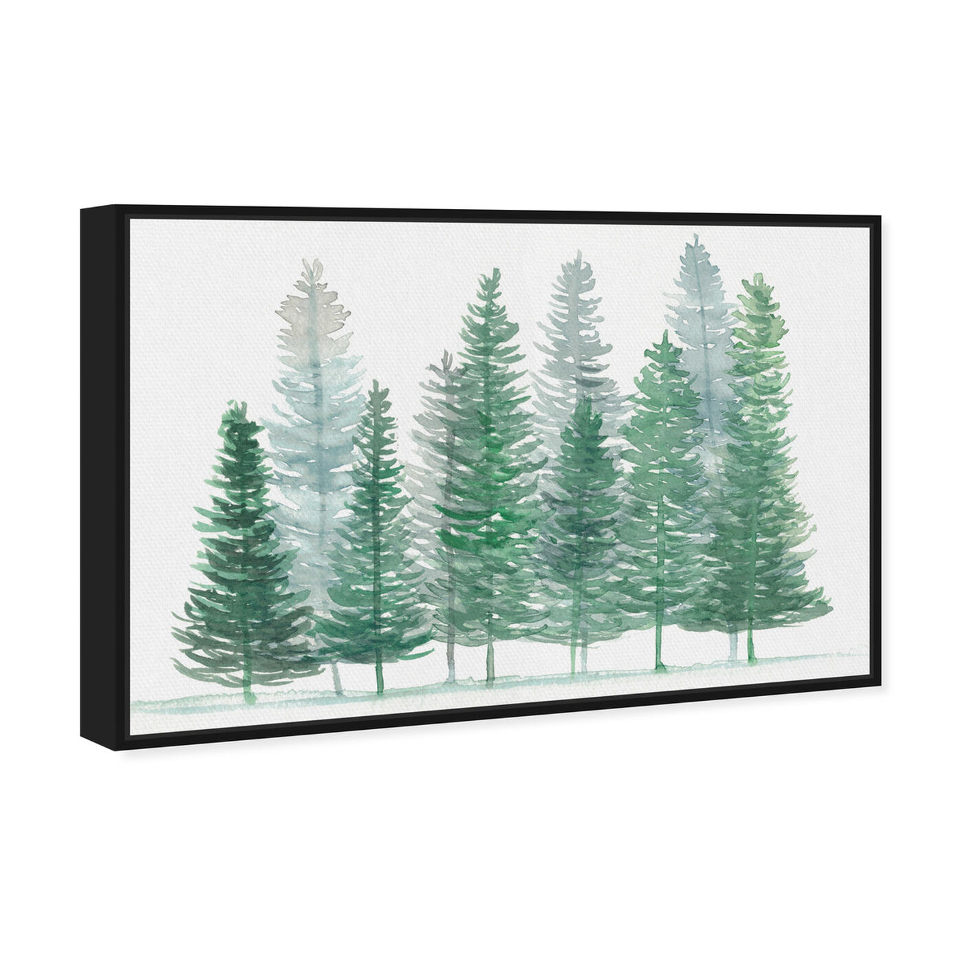 Angled view of Forest Pine featuring nature and landscape and forest landscapes art.