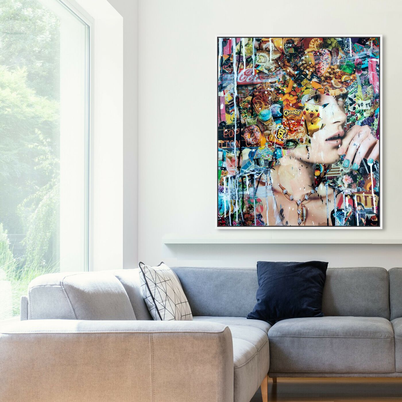 Hanging view of Katy Hirschfeld - Pop Style featuring fashion and glam and portraits art.