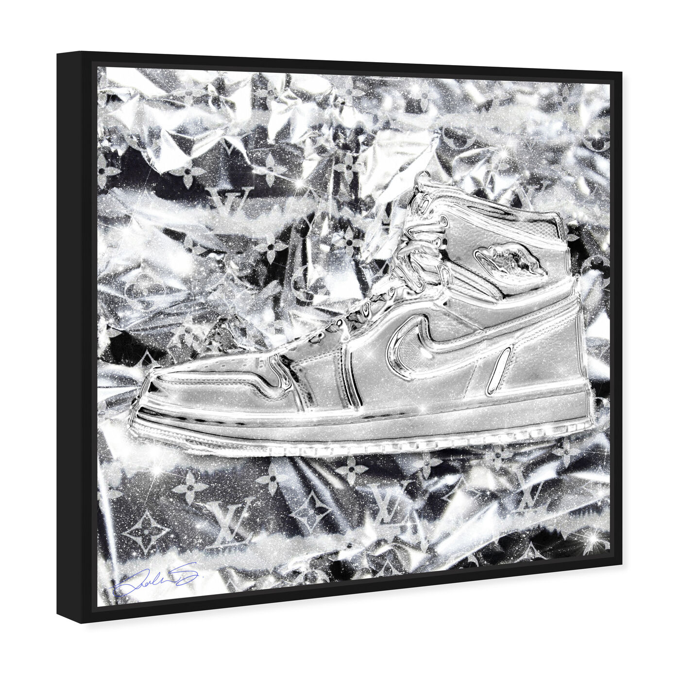 Angled view of Ice Ice Air featuring fashion and glam and shoes art.
