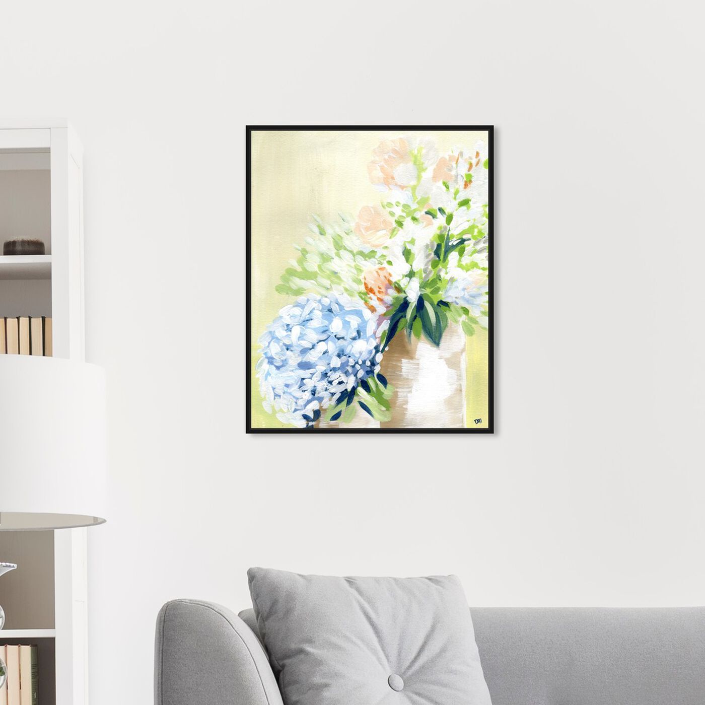 Hanging view of Wedding Season featuring floral and botanical and florals art.