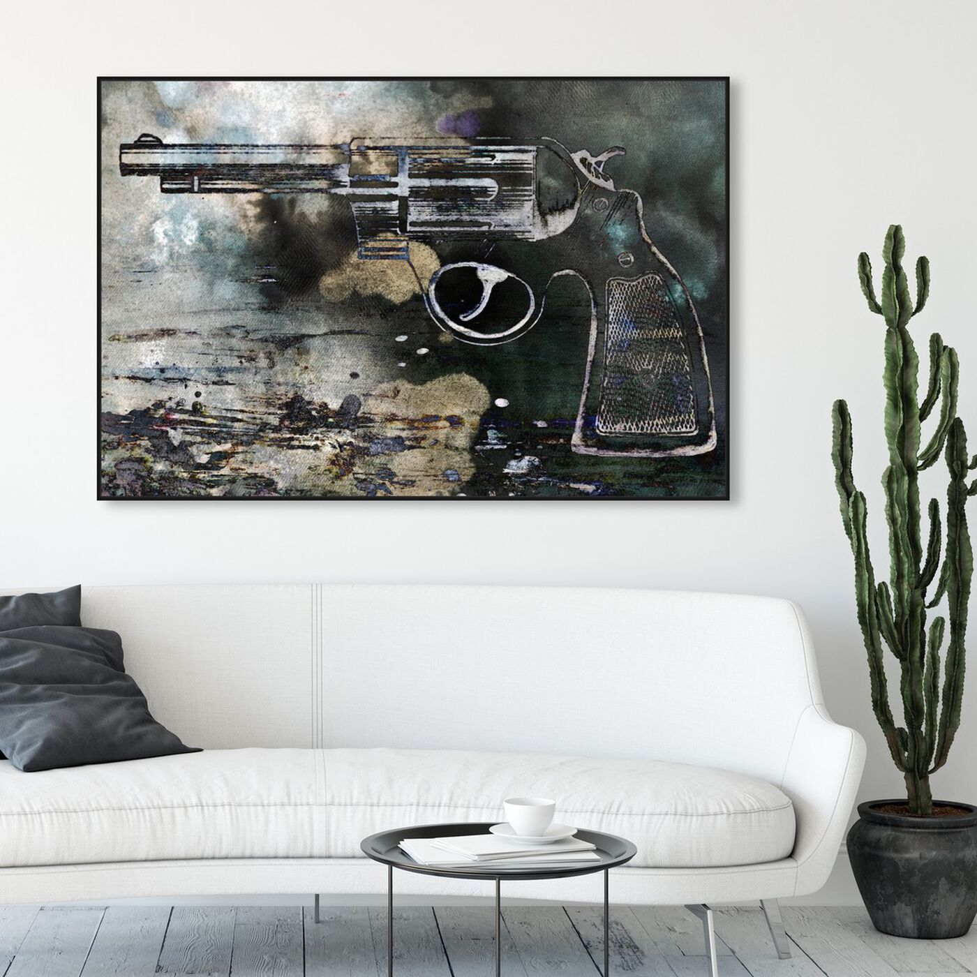 Hanging view of Magnum featuring entertainment and hobbies and machine guns art.