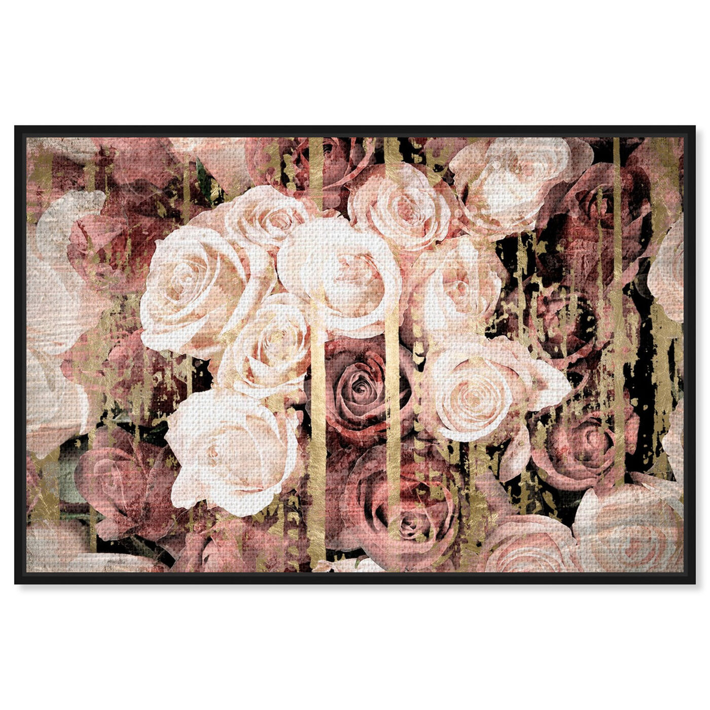 Front view of Shabby Chic Romance featuring floral and botanical and florals art.