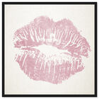 Front view of Solid Kiss Rose Quartz featuring fashion and glam and lips art. image number null