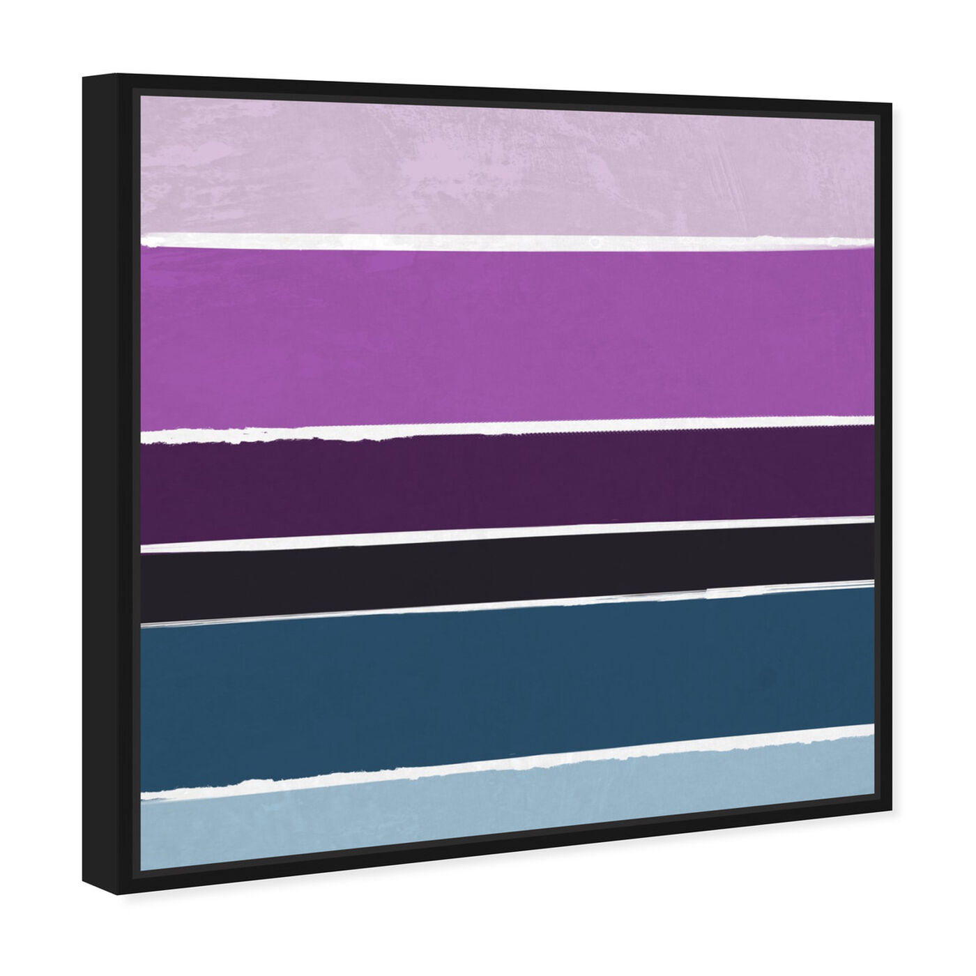 Angled view of Lavender Rain featuring abstract and paint art.