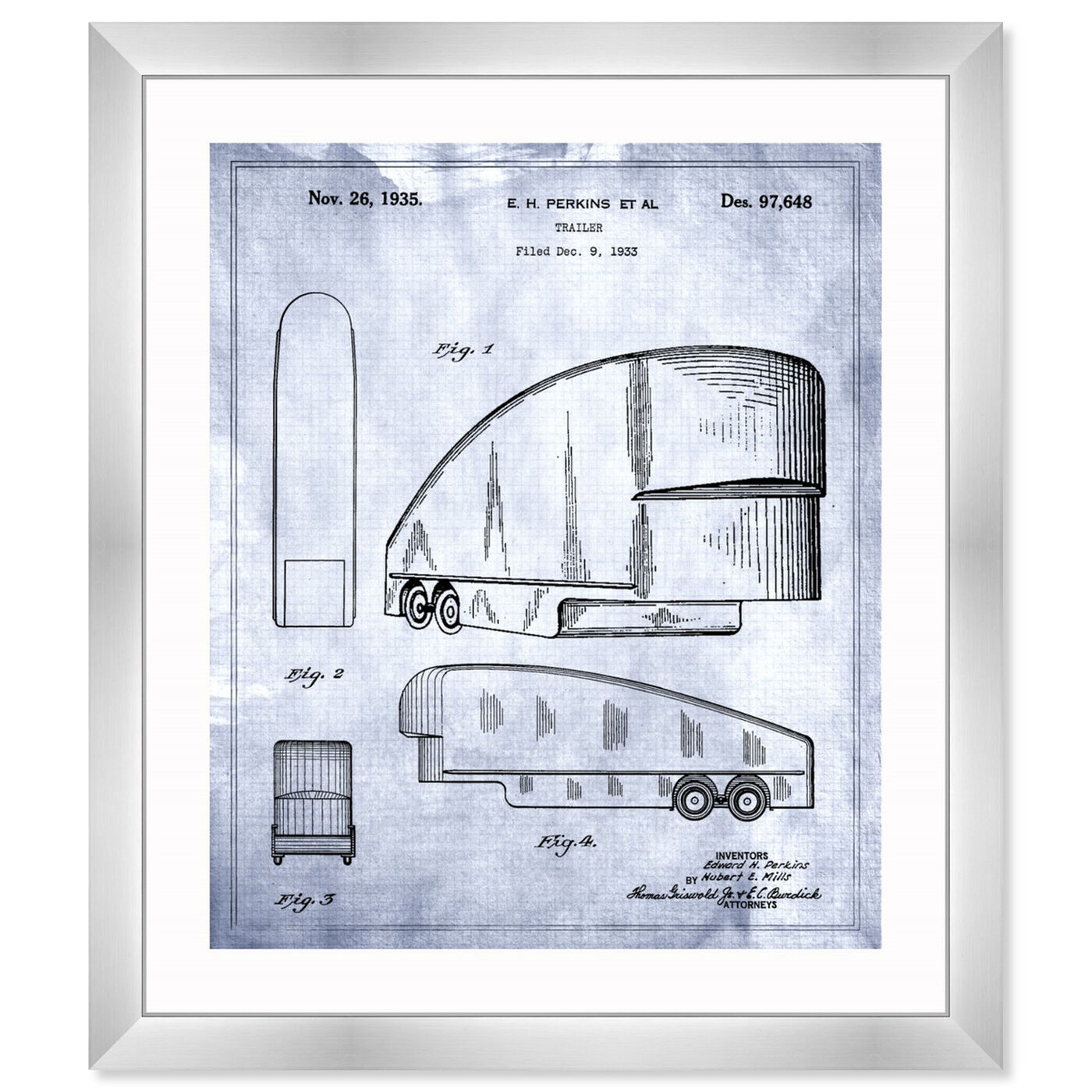 Front view of Trailer 1935 I featuring transportation and trucks and busses art.