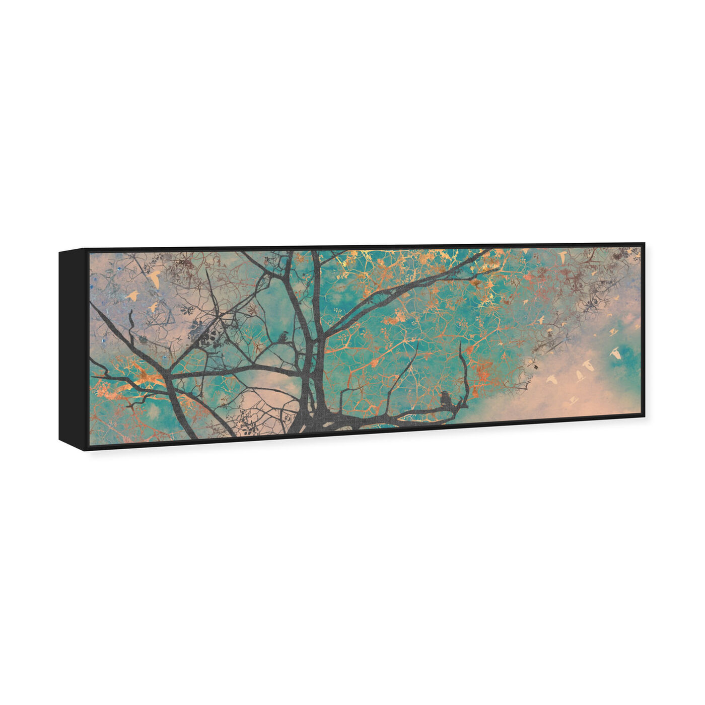Angled view of Branching to the Future featuring floral and botanical and trees art.