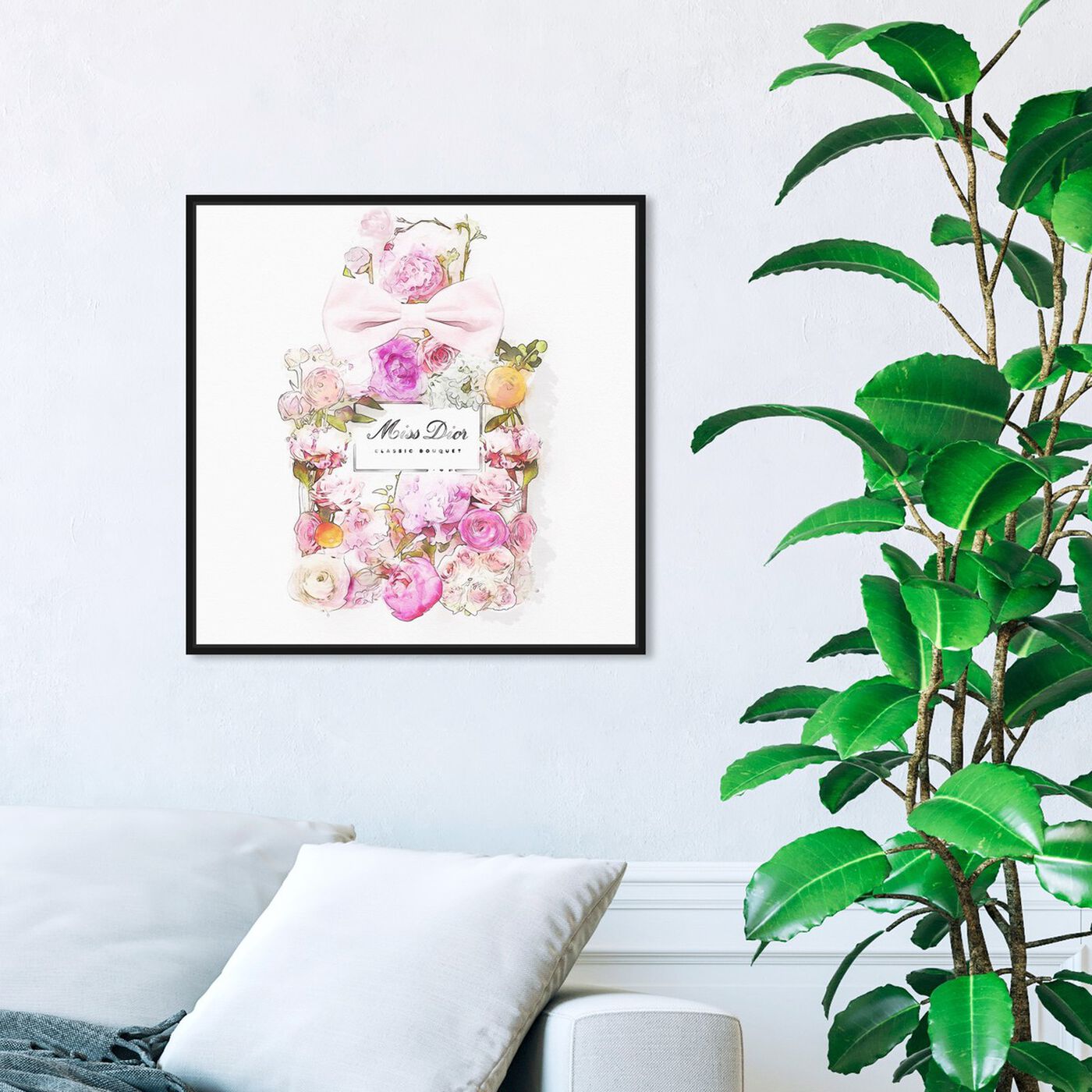 Hanging view of Purple Beautiful Bouquet featuring fashion and glam and perfumes art.
