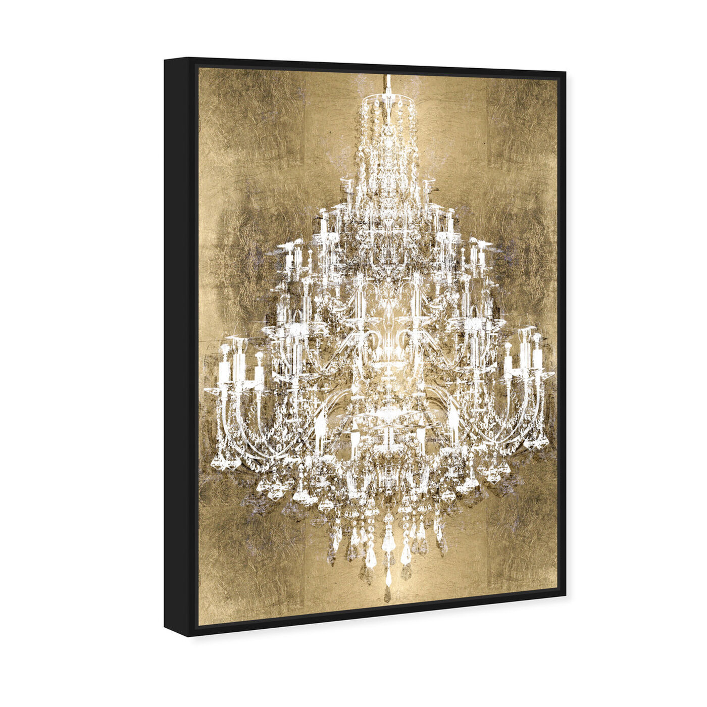 Angled view of Montecarlo Gold featuring fashion and glam and chandeliers art.