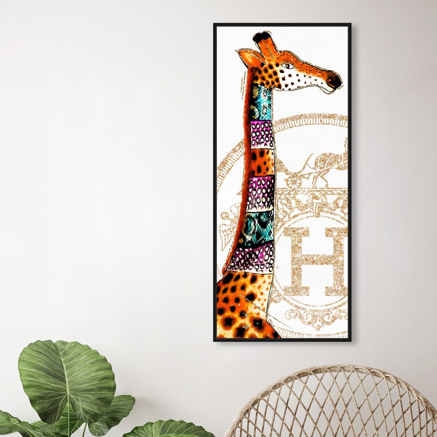 Hanging view of Giraffe Stand featuring fashion and glam and lifestyle art.