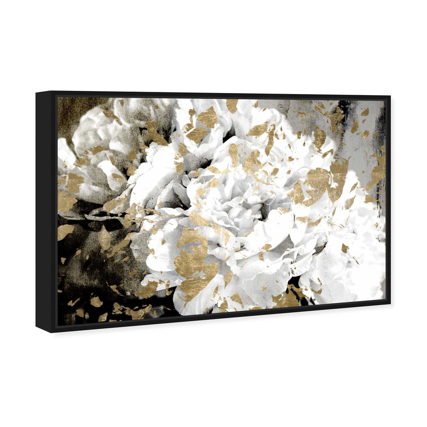 Angled view of Petals in the Wind featuring floral and botanical and florals art.