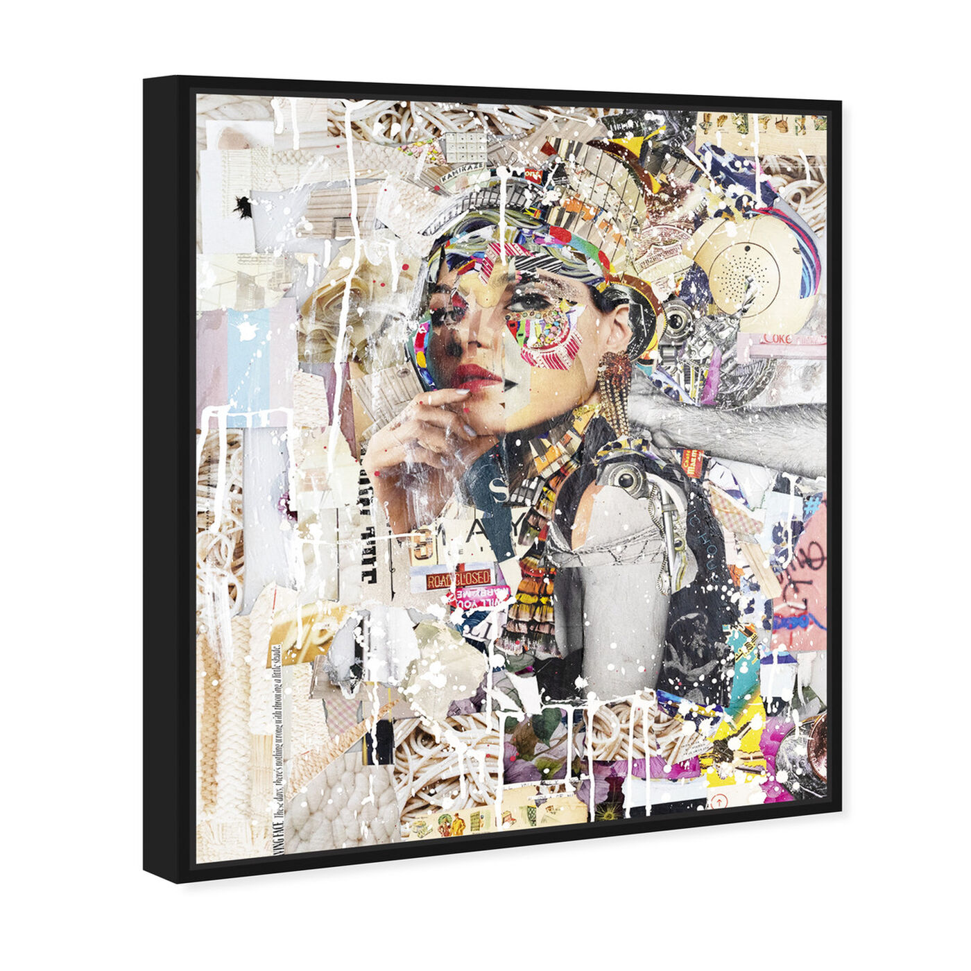 Angled view of Katy-Hirschfeld - Pensive Beauty featuring fashion and glam and portraits art.