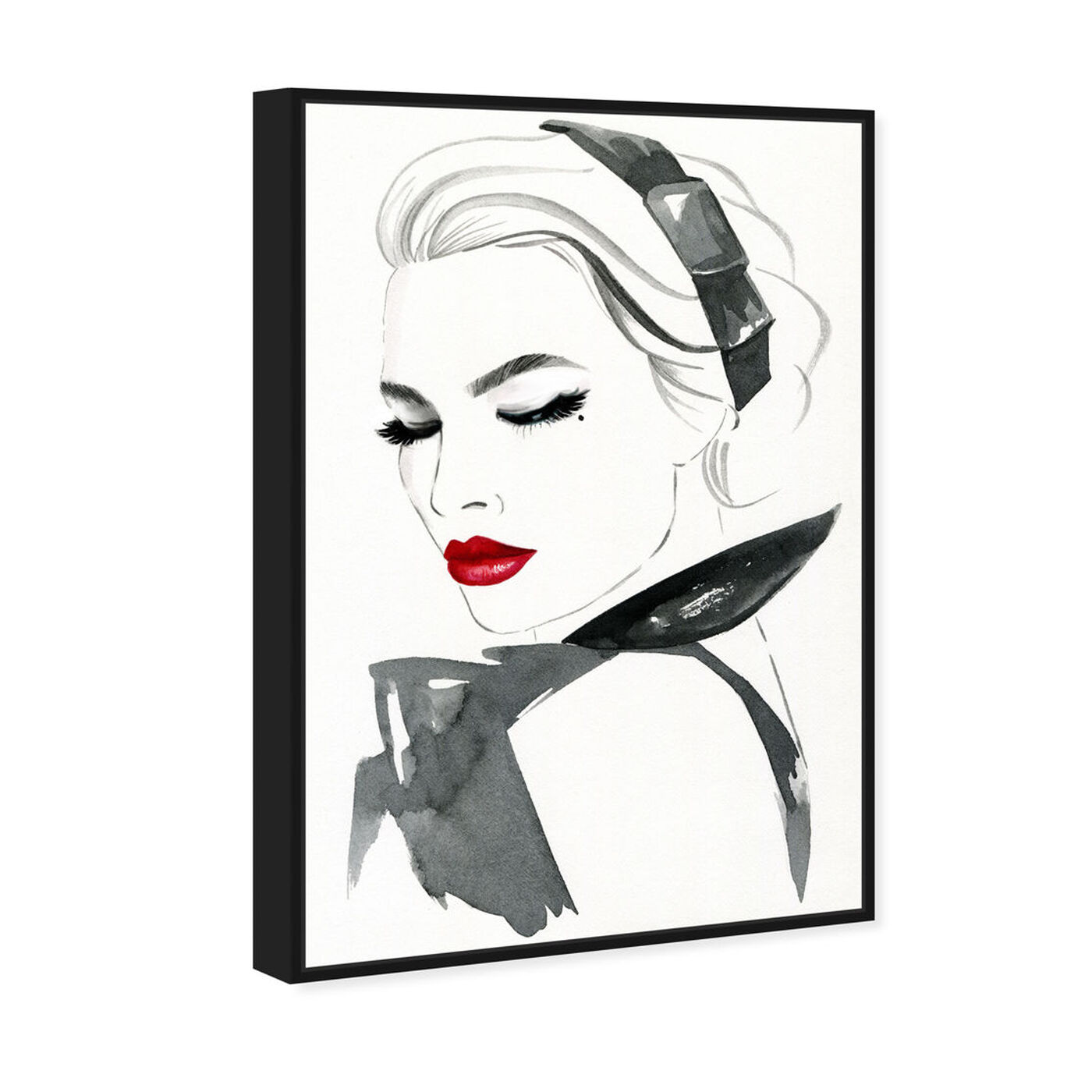 Angled view of Modest Modern Lady featuring fashion and glam and portraits art.