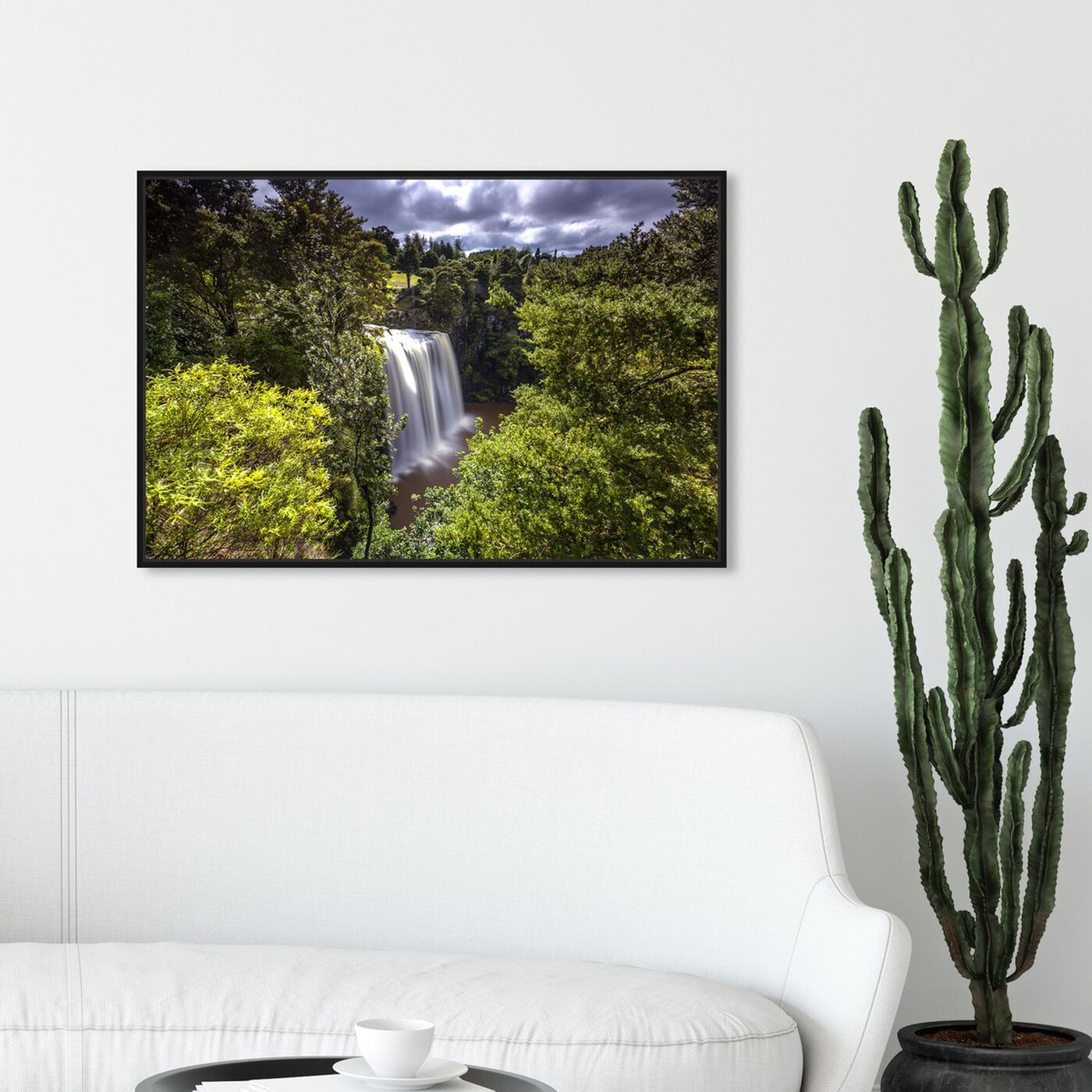 Hanging view of Curro Cardenal - Rainforest IV featuring nature and landscape and nature art.