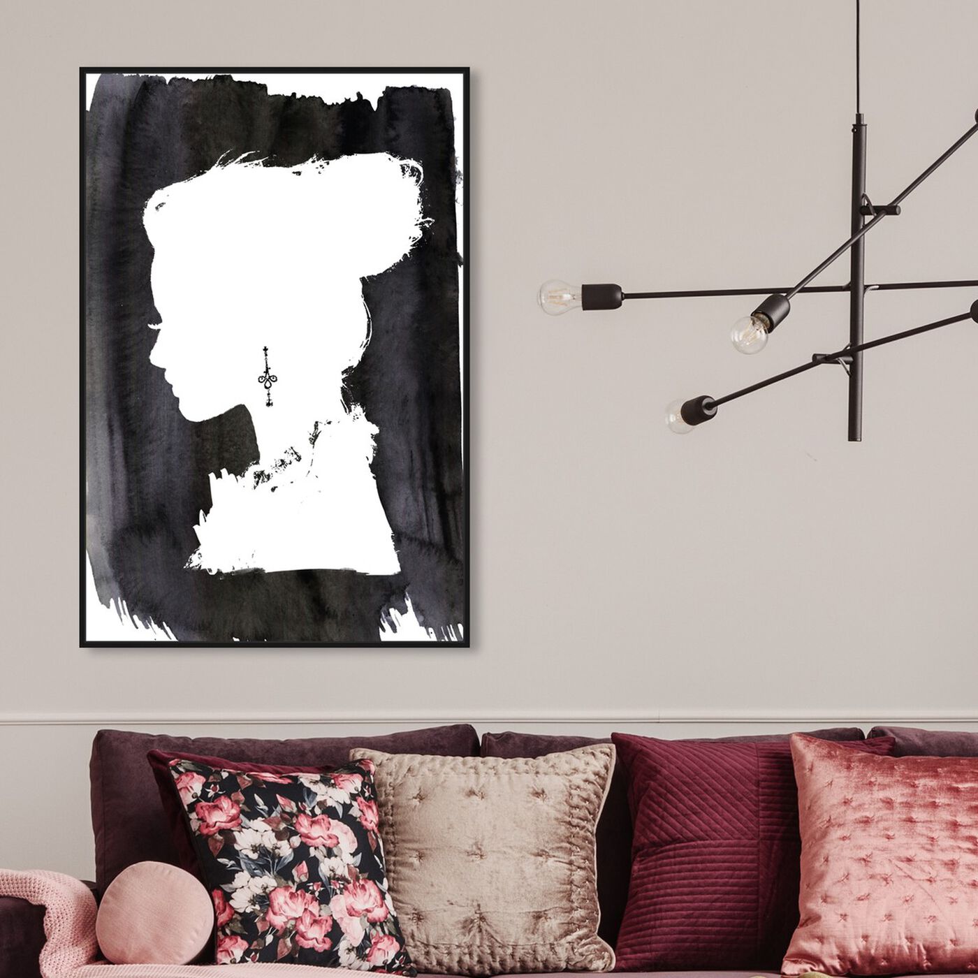 Hanging view of Beauté featuring fashion and glam and portraits art.
