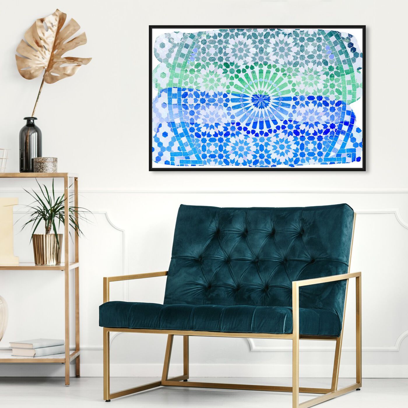 Hanging view of Arabian Nights Cool II featuring abstract and patterns art.