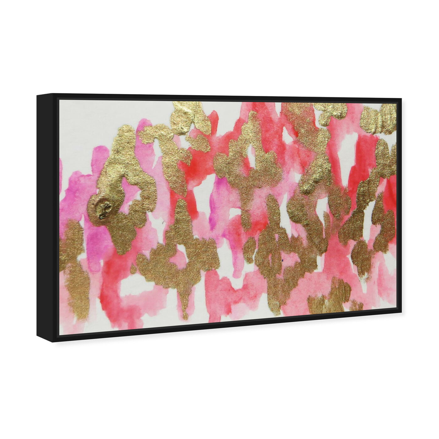 Angled view of Pink Palais - Signature Collection featuring abstract and paint art.