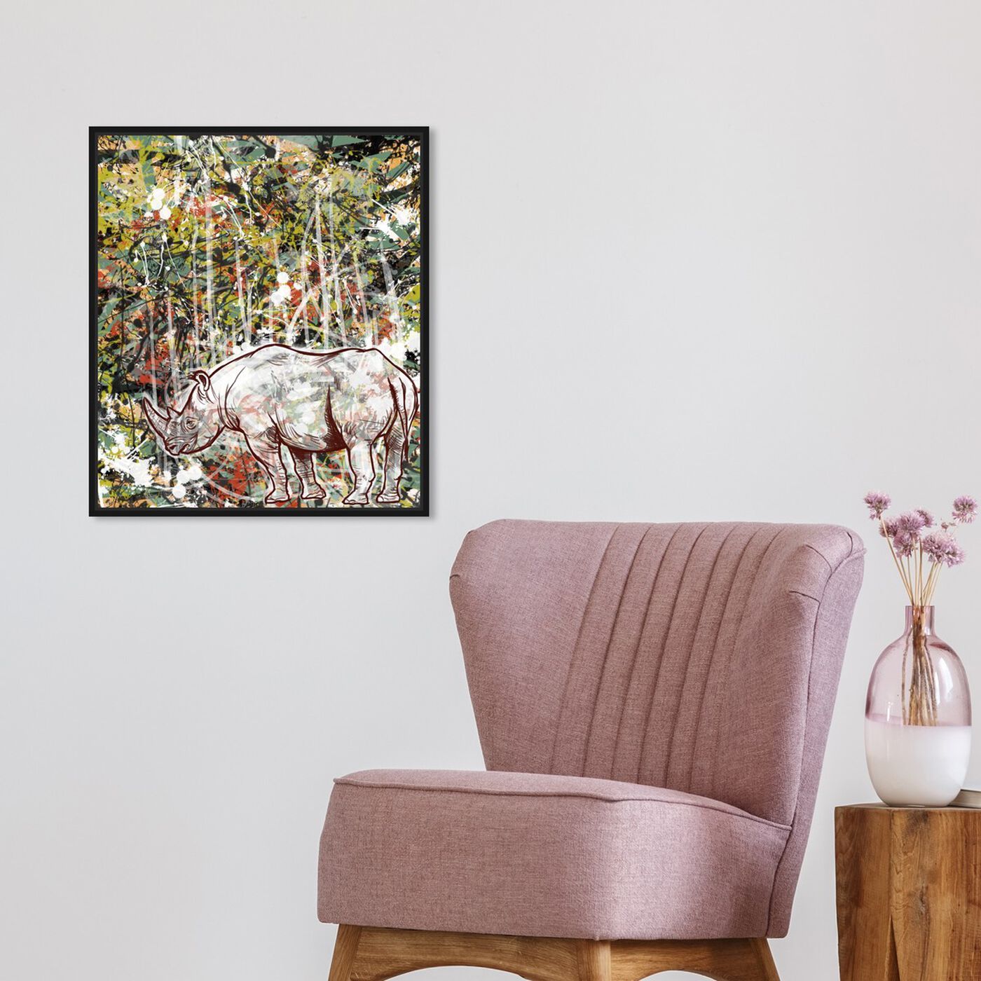 Hanging view of Wild featuring animals and zoo and wild animals art.
