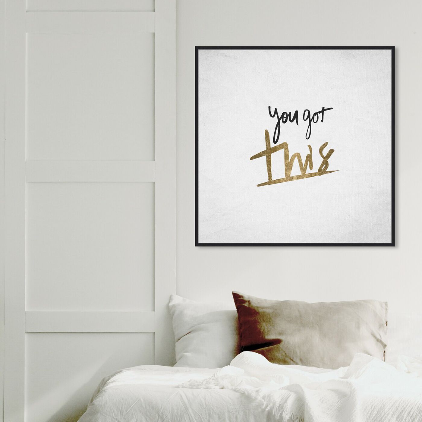 Hanging view of You Got This featuring typography and quotes and motivational quotes and sayings art.