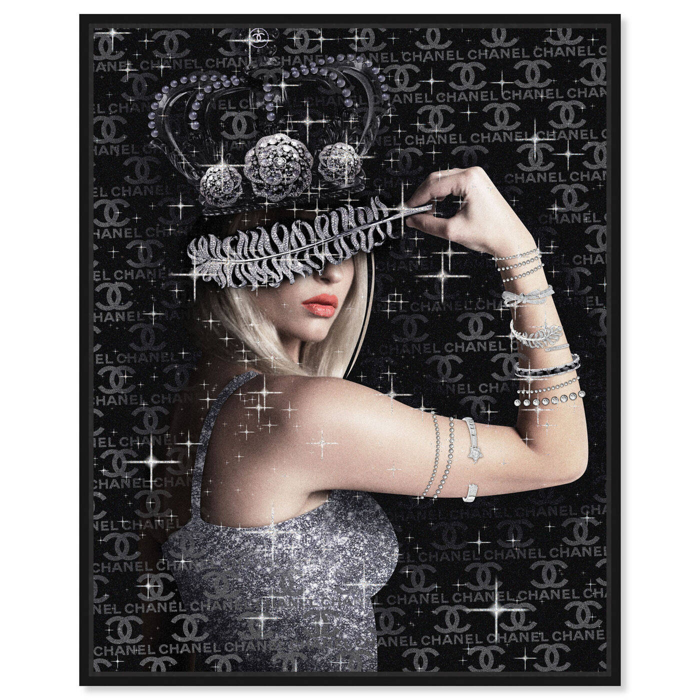 Diamond Queen  Fashion and Glam Wall Art by The Oliver Gal