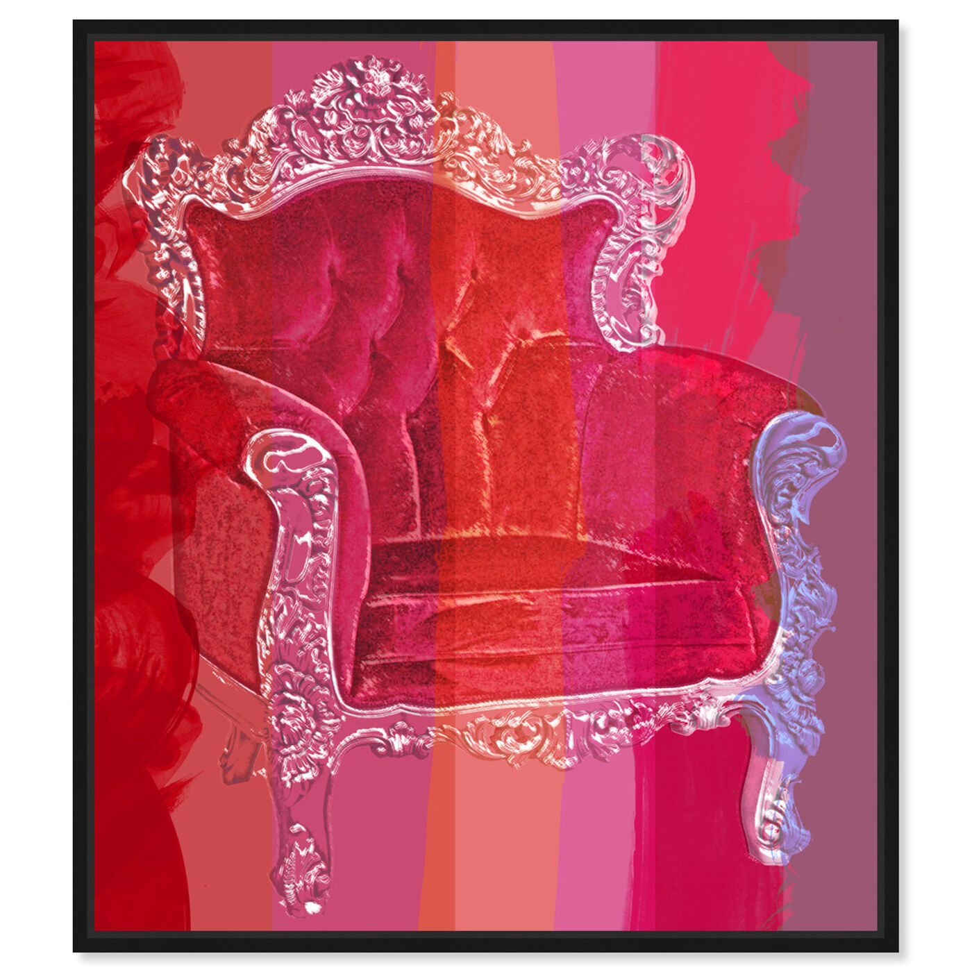 Front view of Throne Love Affair featuring fashion and glam and lifestyle art.