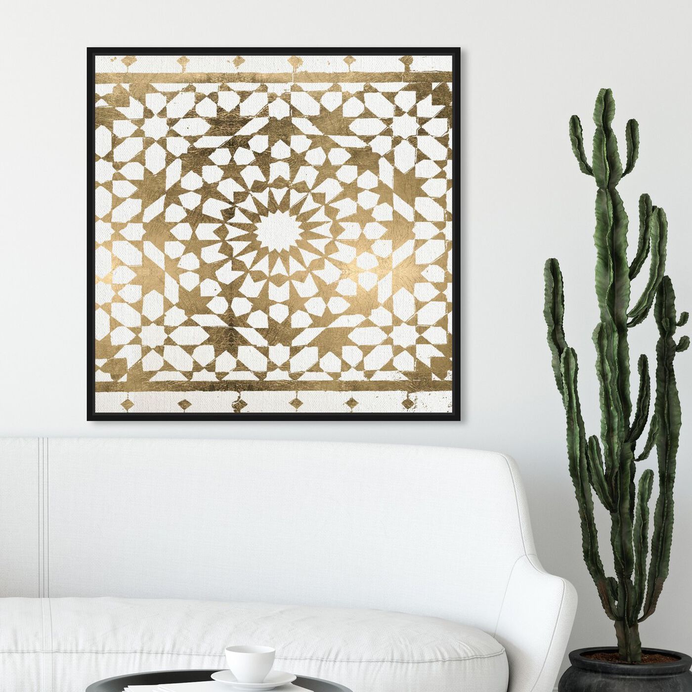Hanging view of Karia featuring abstract and patterns art.