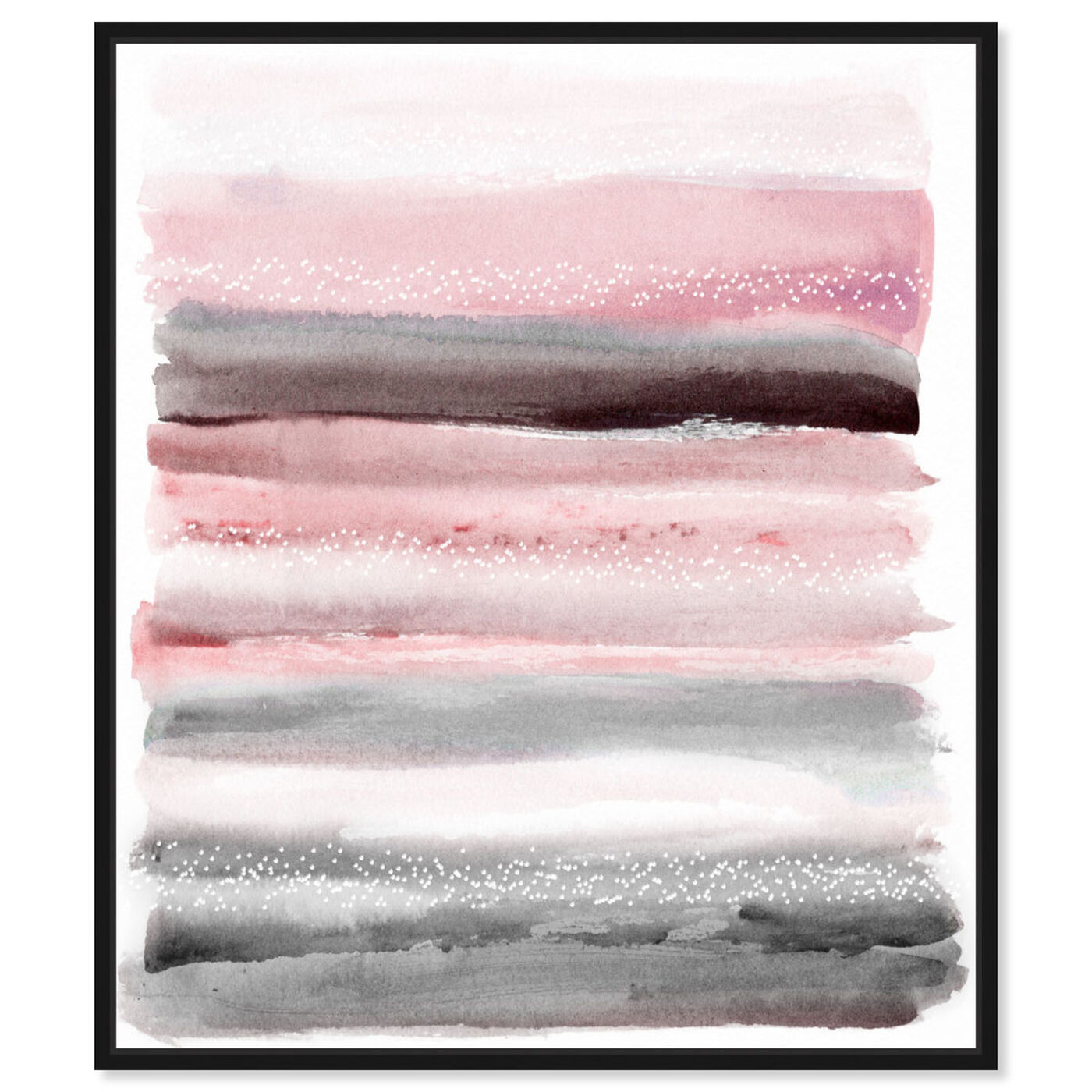 Front view of Pink Sunset featuring abstract and patterns art.