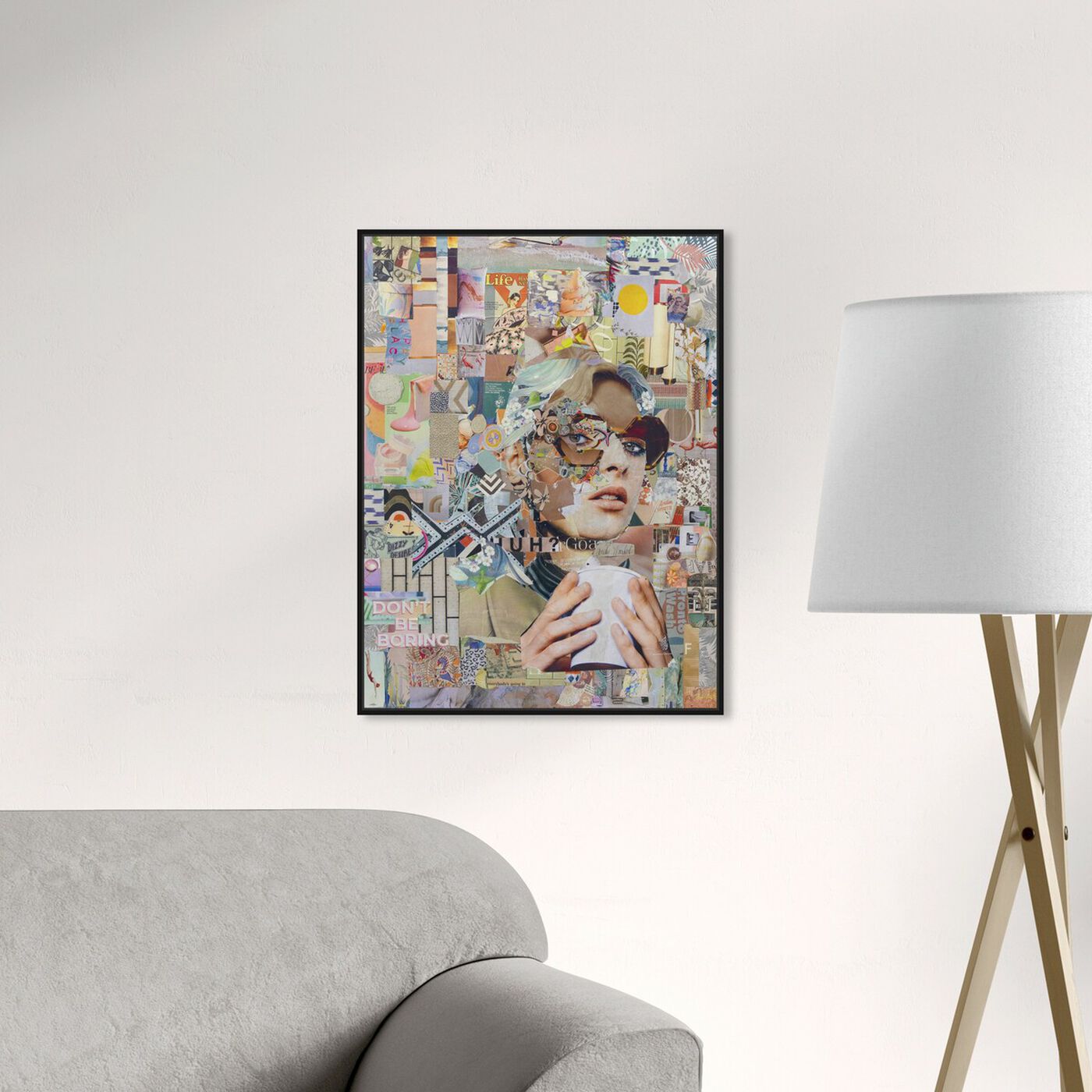 Hanging view of Katy Hirschfeld  - Drinkable featuring fashion and glam and portraits art.