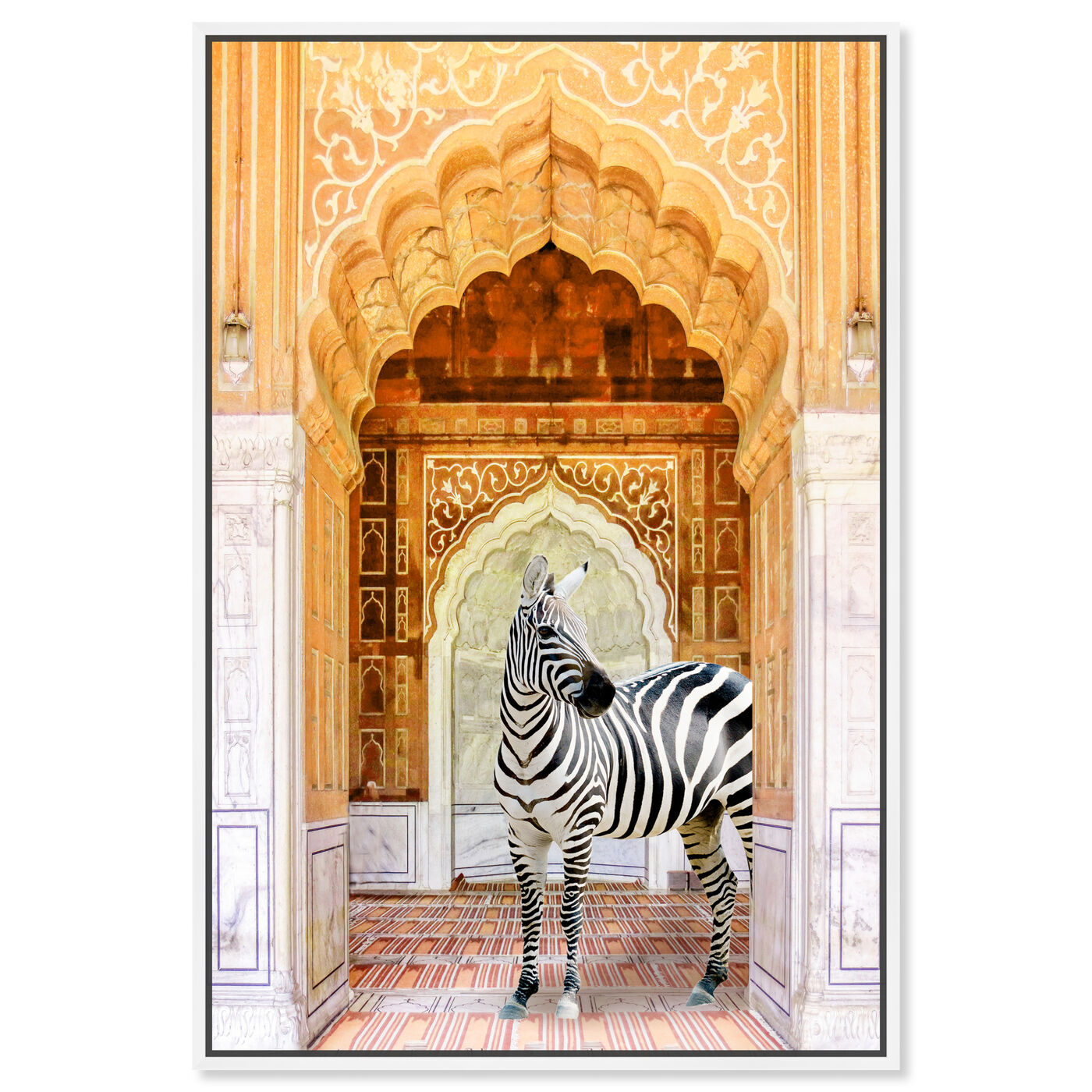 Front view of Zebra Entryway featuring architecture and buildings and structures art.